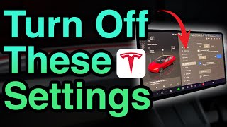 Tesla Settings to TURN OFF Before You Drive [upl. by Nikki]