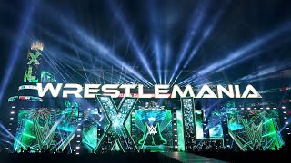 WrestleMania XL set reveal at Lincoln Financial Field [upl. by Assirahc]