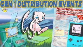 The First Pokemon Distribution Events [upl. by Bethesde19]