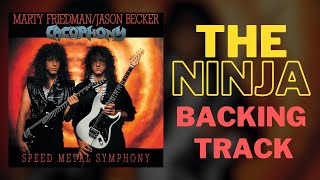 Cacophony  The Ninja  Guitar Backing Track 🎸 [upl. by Ytte]