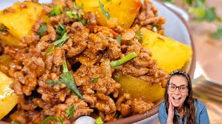 Carne moida com batata simples e deliciosa comida basica do dia a dia [upl. by Mary79]