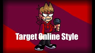 Fnf Tord Red Fury Target Online Style [upl. by Jit397]