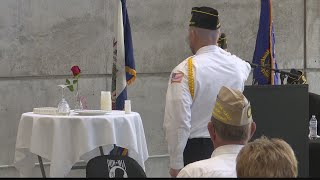 Local American Legion pays tribute to our veterans [upl. by Aniuqaoj589]