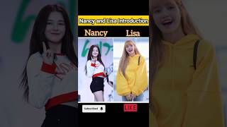 Nancy and Lisa life introduction nancy lisa southkorea shorts [upl. by Eleira]