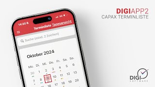 DIGIAPP2  Capax Terminliste  Termine aus dem Ressourcenplaner CAPAX einsehen [upl. by Alemahs999]