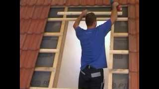 RoofLITE window installation 7  Tile roof  The fix frame [upl. by Chappell]