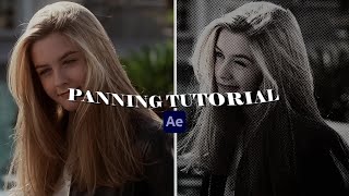 smooth panning  after effects tutorial [upl. by Irrahs]