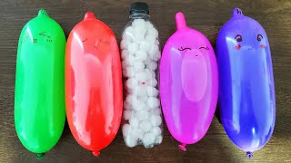 Mixing Stuff with Funny Taco Balloons ASMR tacoslime [upl. by Drabeck]