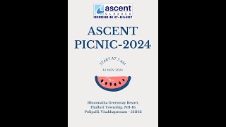 ASCENT PICNIC ANNOUNCEMENT [upl. by Bullock]