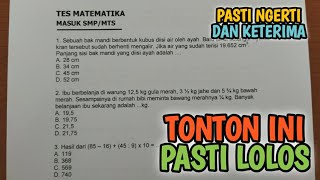 TES MASUK UNTUK SMP DAN MTS FAVORIT 110 [upl. by Salvadore737]