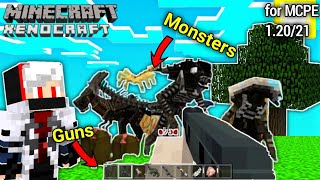 Guns and Monsters Mod for MCPE  Guns Addon MCPE for 120  Minecraft Pe Mod and Addon  TSG07 [upl. by Aika]