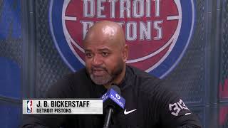 Pistons Lose in Final Seconds to Hornets JB Bickerstaff Postgame Reaction [upl. by Costello770]