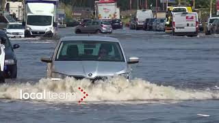 Allagamenti a Catania soccorsi automobilisti bloccati [upl. by Latsirk]