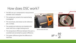 Introduction to Differential Scanning Calorimetry [upl. by Niawat]