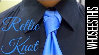 The Rellie Knot  How to tie a tie  Mens fashion tutorials [upl. by Romine]