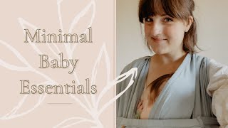 Minimal Baby Essentials for 2022  My sustainable  minimalist newborn must haves [upl. by Cayla]