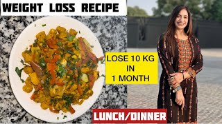 Easy Weight Loss LunchampDinner Recipe To Loose 10 Kgs In 1 Month  By Nisha Arora [upl. by Gaston751]