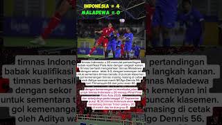 Indonesia 4 vs Maladewa 0 pialaasiau20 timnasindonesia [upl. by Tiffani]