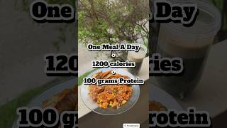 Vegan One Meal A Day Menu 1200 calories 100 grams of Protein intermittentfasting whatieatinaday [upl. by Maier360]