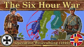 Operation Weserubüng 1940 German Invasion of Denmark and Norway – WW2 Animated Documentary [upl. by Adnic]