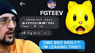 I EXPOSED FGTEEV IN 4K WITH LEAKED DMS [upl. by Candless162]