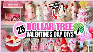 Dollar Tree VALENTINES DAY DIYS 2023 💕│ CLEVER easy hacks amp decor YOULL Love [upl. by Eidroj32]