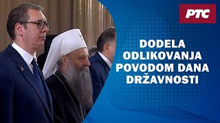 Dodela odlikovanja povodom Dana državnosti [upl. by Evelunn373]