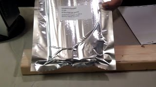 Vacuum Sealing Spaghetti Noodles In 1 Gallon Mylar Bags Using A Shop Vac [upl. by Eliott]