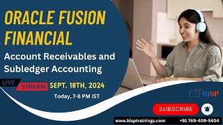 Learn Oracle Fusion Financial  Account Receivables and Subledger Accounting [upl. by Llerrit]