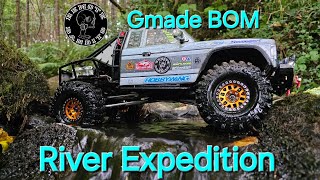 Gmade BOM River Expedition rc crawler 4x4 off road 110 scale fusion pro 1800 [upl. by Akemrej]