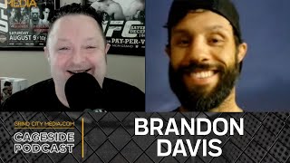 Brandon Davis previews Gamebred Bareknuckle MMA title fight ‘It means everything’  Cageside 1 on 1 [upl. by Nnyltiac]