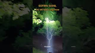 SOFIRN SD09L FLASHLIGHT TEST 6800 LUMEN sofirn SOFIRNSD09L SD09L flashlight superbright [upl. by Lemra]