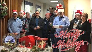 Dutchess County Department of Public Works  Christmas Caroling 2019 [upl. by Ahsem]