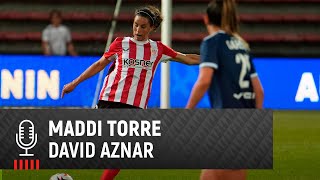 🎙 Maddi Torre amp David Aznar  post Paris FC 00 Athletic Club  Lagunartekoak 202425 [upl. by Zined481]