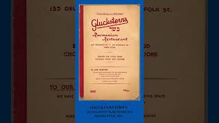 Vintage Menus tickler foodhistory menu restaurant [upl. by Salvadore]