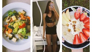 GESUNDES FOOD DIARY mit Kalorien Angaben  überwiegend vegan [upl. by Avilla]