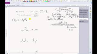 24 Chimie organique Isomérie 1 [upl. by Lachish]