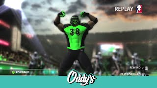 Retro Backbreaker Football Clips before the replay update [upl. by Antone479]