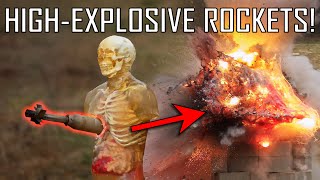 RPG7 vs Human Torso  Ballistic HighSpeed [upl. by Anaiek]