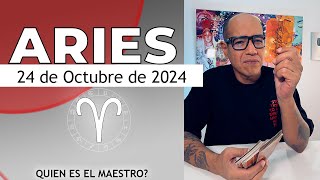 ARIES  Horóscopo de hoy 24 de Octubre 2024 [upl. by Anileva941]