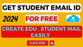 How To Get Student Email Id For Azure  Create Free Edu Email  Gateway Solutions [upl. by Anattar]