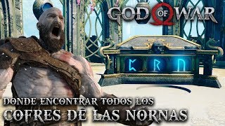 GOD OF WAR  TODOS LOS COFRES DE LAS NORNAS Y SU SOLUCION [upl. by Winnifred926]