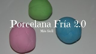 COMO hacer PORCELANA FRÍA casera  RECETA FÁCIL [upl. by Dnyletak]