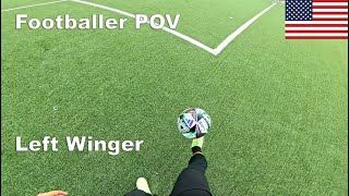 I TRIED TO PLAY LEFT WINGER  First Person Football  Soccer POV  Road to 1000 Subscribers [upl. by Mora]