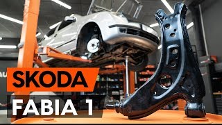 Wie SKODA FABIA 6Y5 Querlenker vorderen  Achslenker vorderen wechseln TUTORIAL AUTODOC [upl. by Lavine]