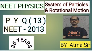 A rod PQ of mass M and length L is hinged at end P The rod is kept horizontal by a  NEET 2013 [upl. by Mariandi]