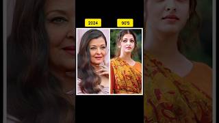 Bollywood actresses 90S VS 2024 Looks bollywood shorts viral [upl. by Horner]