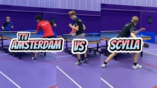 Scylla vs TTV Amsterdam Match highlights👌🏻🏓🔥 [upl. by Ettore453]