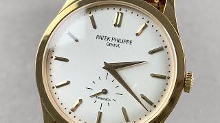 Patek Philippe Calatrava 5196J Tiffany Dial 5196J001 Patek Philippe Watch Review [upl. by Nialb]