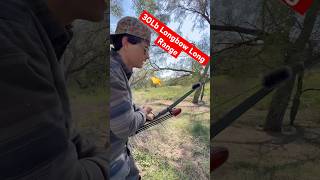 Cheap longbow long shots archery bowsandarrows longbow bowhunting survivalskills tradbow [upl. by Margery14]